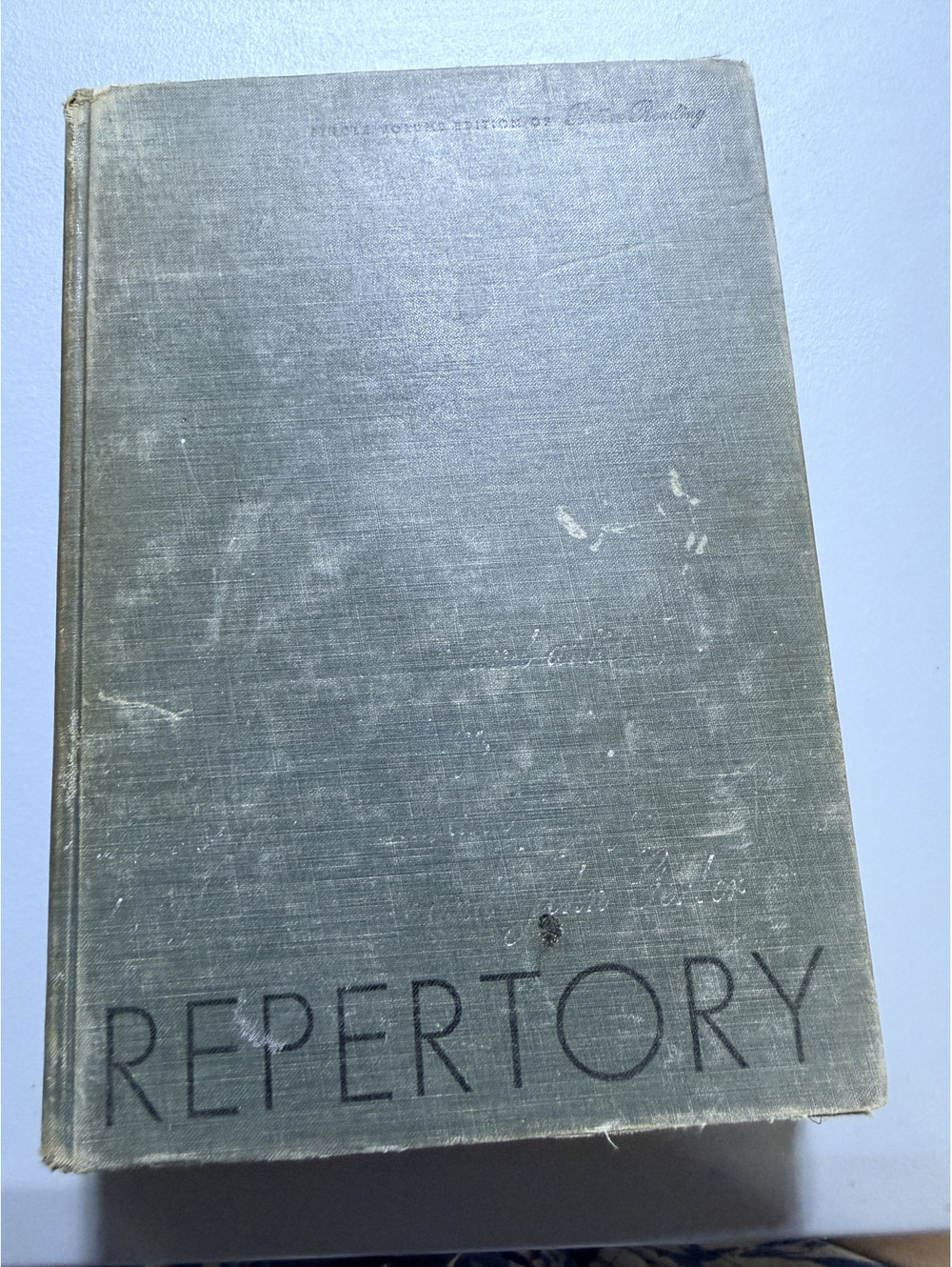 Repertory Walter Blair John Gerber 1960 Scott Foresman College Anthology HC Book